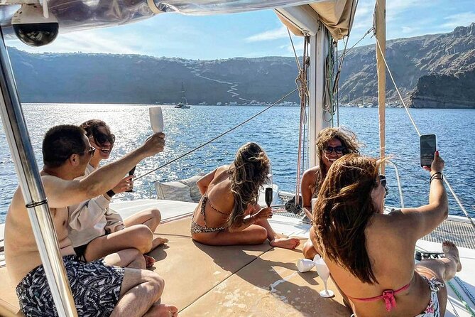 Santorini Sunset Sailing Cruise: Dinner, BBQ, Open Bar, Transfers - Meeting and Pickup Details