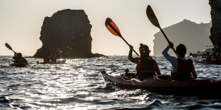 Santorini: Sunset Sea Kayak With Light Dinner - Activity Details