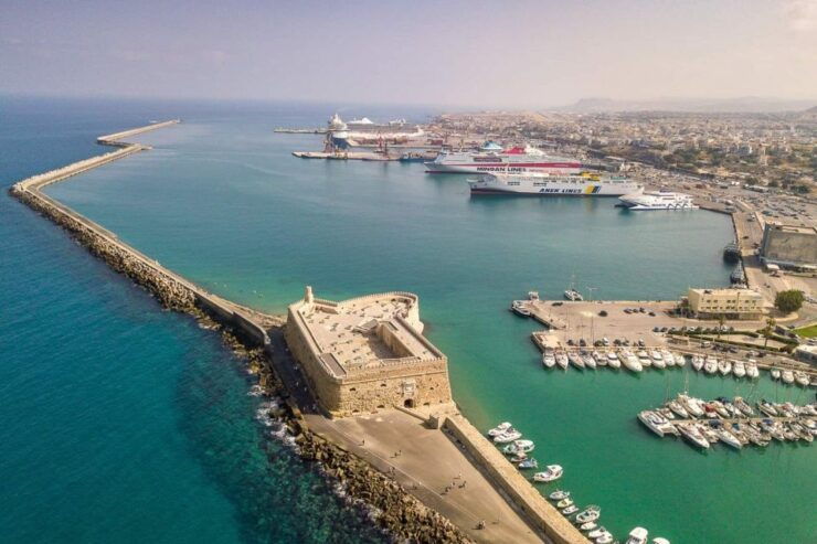 Santorini to Heraklion Crete: Ferry Ticket & Hotel Transfer - Service Details