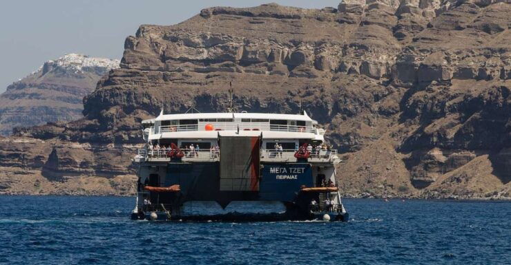 Santorini to Mykonos: Ferry Ticket & Hotel Transfer - Tour Details