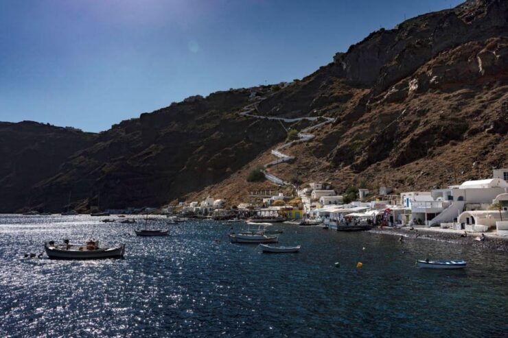 Santorini: Tour of Caldera by Glass Bottom Boat - Itinerary Highlights