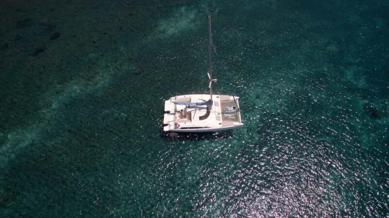 Santorini:Catamaran: private cruise with food & drinks - Pricing and Value