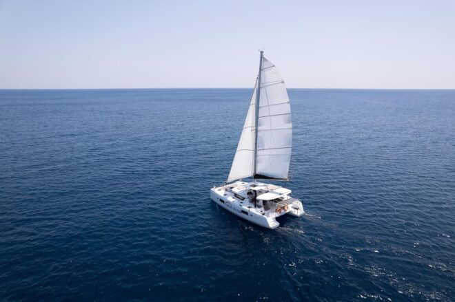 Santorini:Private Catamaran Tour With BBQ & Unlimited Drinks - Safety Measures and Accessibility