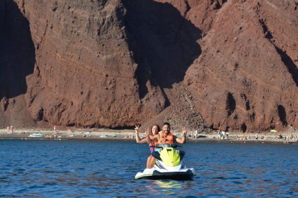 Santorini:Volcanic Beaches Cruise With Jet Ski - Directions