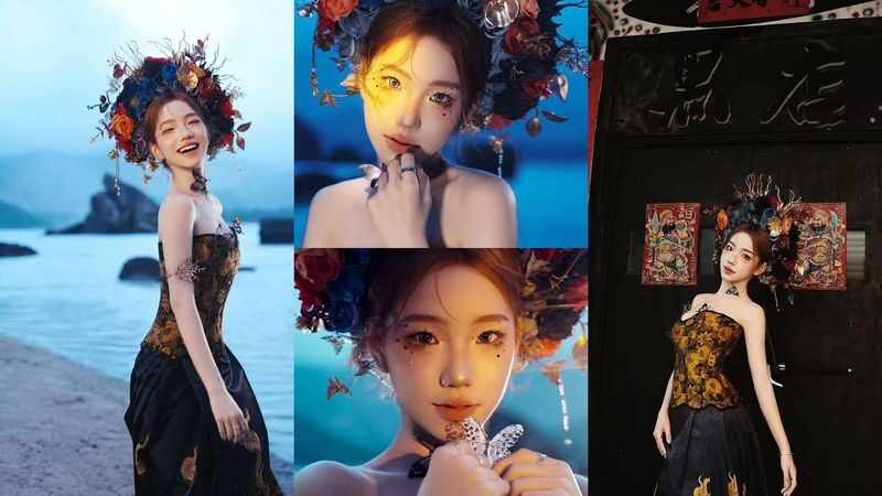 Sanya Travel Photography Experience (Houhai Follow Shoot + Mermaid Portrait + Wuzhizhou Island Follow Shoot + Outfit + Makeup Experience) - Timing, photo selection and clothing returns