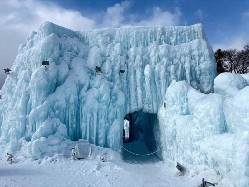 Sapporo: Lake Shikotsu Ice Festival Private Day Trip Onsen - The Hot Spring Experience