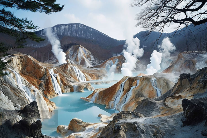 Sapporo Noboribetsu Hell Valley and Lake Shikotsu Ice Falls Festival Tour - Lake Toya and Mount Yotei: a weather-dependent view