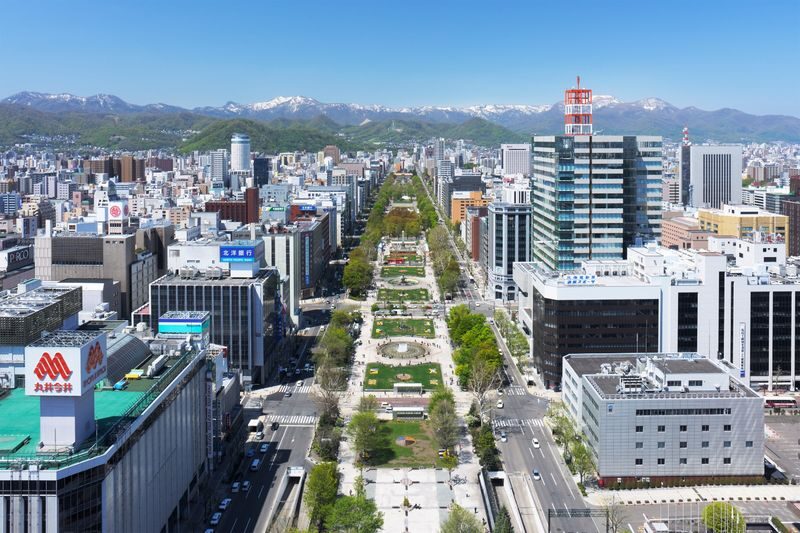 Sapporo TV Tower Ticket - Start with the view over Odori Park
