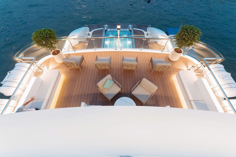 Saquila Yatch Day Cruise: Ha Long Bay, Sung Sot, Ti Top - Limestone Islands from the Deck