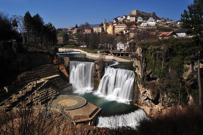 Sarajevo to Plitvice Lakes: One-Way Tour via Jajce, Travnik, Pliva Watermills - Scenic Beauty of Jajce
