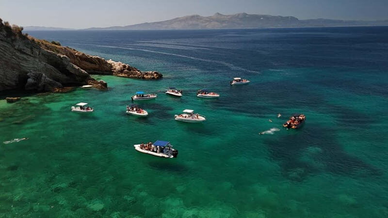 Saranda: Boat Trip to 6 Stops + Free Drink & Free Umbrellas - Exploring the Itinerary