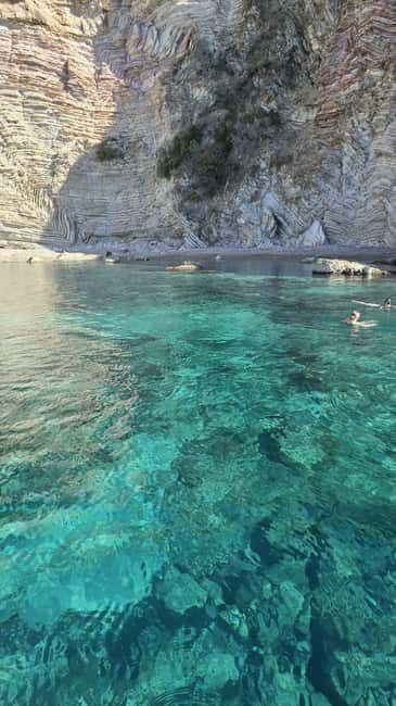 Saranda:Kroreza Bay with snorkelling,&umbrellas - The Beaches & Caves: What Youll Find