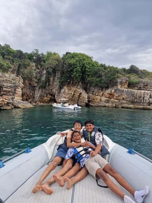 Sarande: Boat Tour to Krorez with Snorkle&Drinks&Swimming - The Sum Up