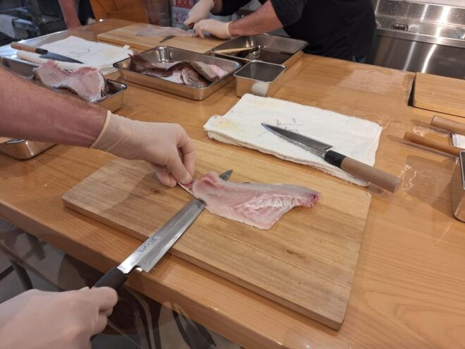 Sashimi Course With a Chef - Learning Techniques