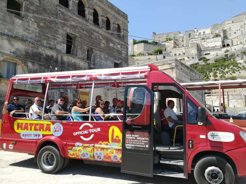 Sassi of Matera: Eco-Bus Open Top Tour - The Itinerary in Detail