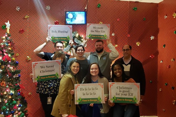 Saving Christmas Escape Room in Atlanta - Whats Included