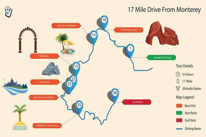 Scenic 17-Mile Drive Tour - Self Drive Audio Guide From Monterey & Carmel - Traveler Photos