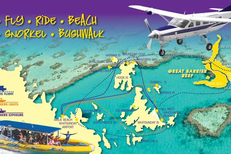 Scenic Flight Heart Reef, Whitehaven beach from Airlie Beach - Should you book the Heart Reef flight?