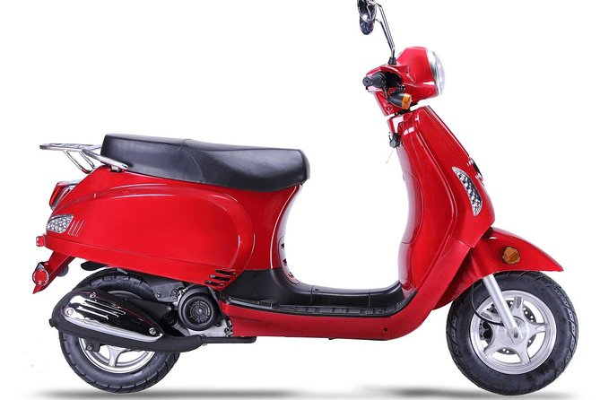 Scooter Rental for 4 Hours Plus 1 Hour Free and 2 Passengers Retro "Lucky" 49cc - Cancellation Policy Details