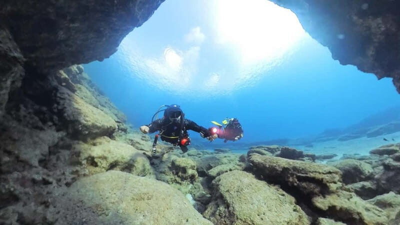 Scuba Diving - Tunnels & Caves - Cape Greco - private guided - Guides and Support