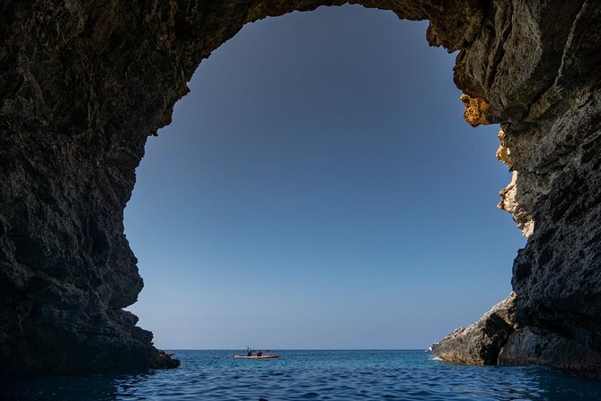 Sea Kayaking Agia Galini, Crete - Dive Into the Crystal Clear Waters for Swimming and Snorkeling