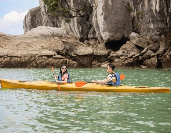 Sea Octopus Cruise - Top Luxury Day Tour Explore Halong Bay - Onboard Experience