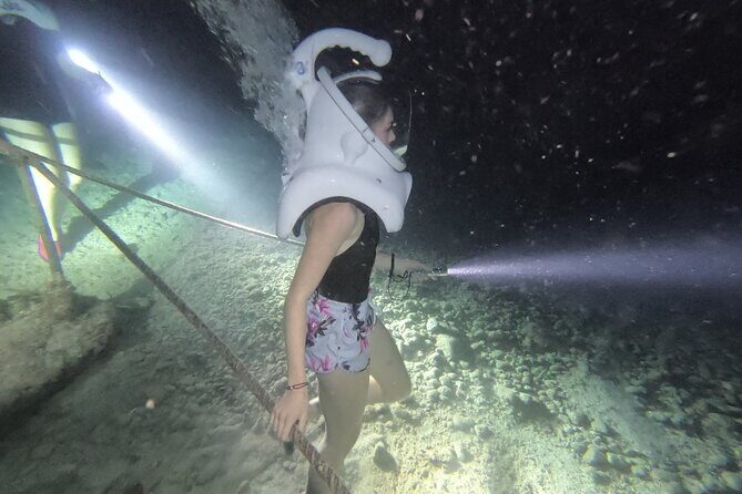 Sea Trek Underwater Night Dive Experience in Cozumel - Exploring the Sea Trek Underwater Night Dive in Cozumel