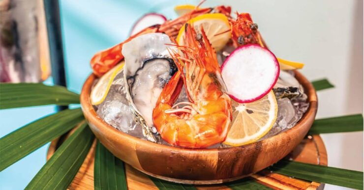 Seafood Tower at Terrace Grill - Overview of Seafood Tower