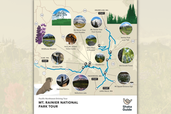 Seattle: Mount Rainier and Olympic Park Audio Guide Bundle - Hiking Options