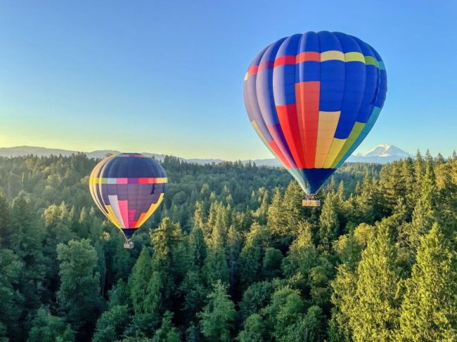 Seattle: Mt. Rainier Sunset Hot Air Balloon Ride - Meeting and Important Information
