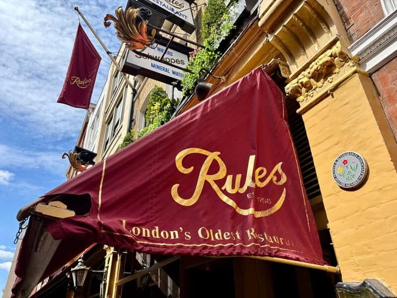 Secrets of London Covent Garden & Rules Restaurant Tour - Discovering Covent Garden’s Hidden Stories