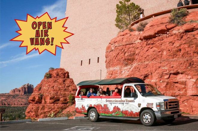 Sedona: Open-Air Van Tour With a Local Guide and 6 Stops - Common Questions