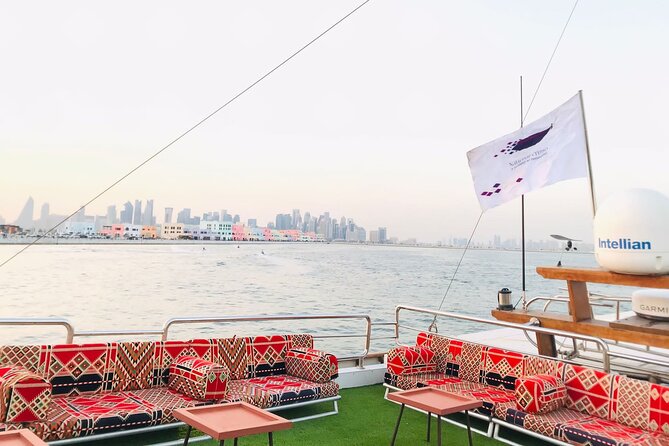 See Doha From the Sea - Daytime Charm: Dohas Cityscape From the Sea