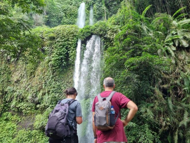 See The Stunning View Of Selong Hill and Tiu Kelep Waterfall - Waterfall Exploration
