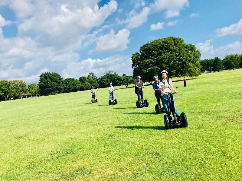 Segway Experience in Showa Kinen Park of Tokyo - A two-and-a-half-hour ride through a very large park