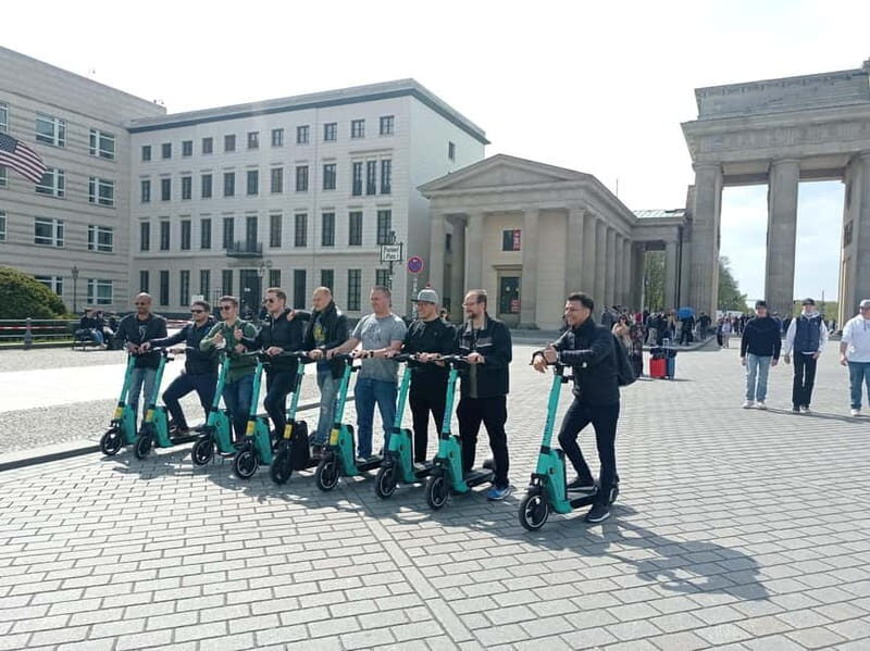 Self-drive E-Scooter shared guide in small groups - Exploring Berlin from a New Perspective