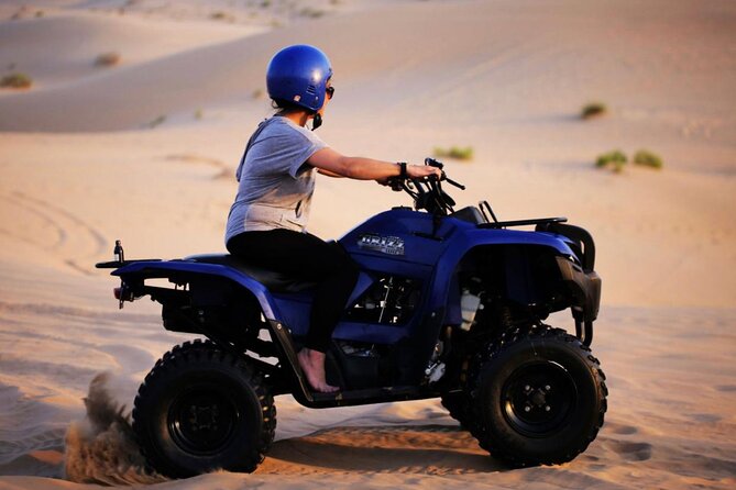 Self Drive Quad Bike-30 Mins With Premium Evening Desert Safari Dubai - Quad Biking Experience in Dubai