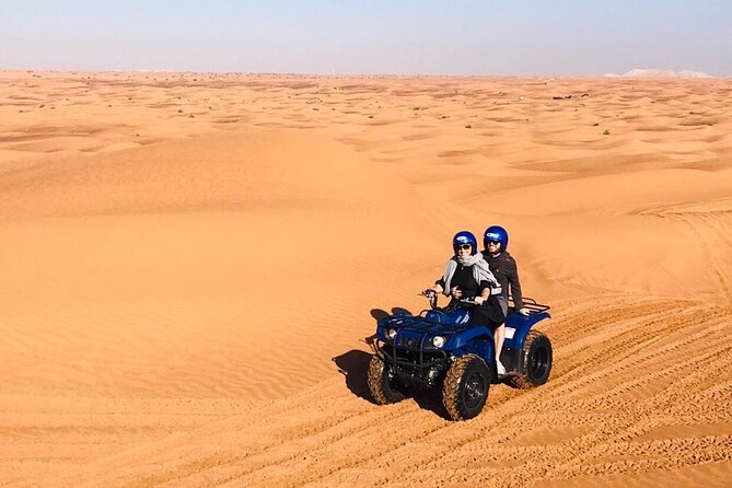 Self Drive Quad Bike in Open Desert With Sand Boarding and Camels - Cancellation Policy
