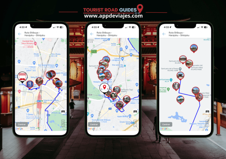 Self-Drived Audio Guide Route Shibuya-Harajuku-Shinjuku - Route Highlights
