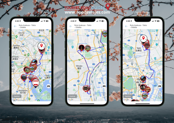 Self-Guided Audio Guide Route Asakusa-Tokio-Odaiba - Pre-Established Route Options