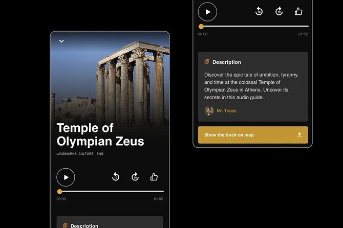 Self Guided Tour In Athens With 100 Captivating Audio Stories - Web App and Map
