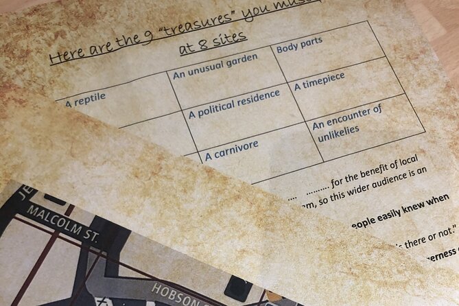 Self Guided Treasure Hunt in Cambridge - Whats Included in the Treasure Hunt
