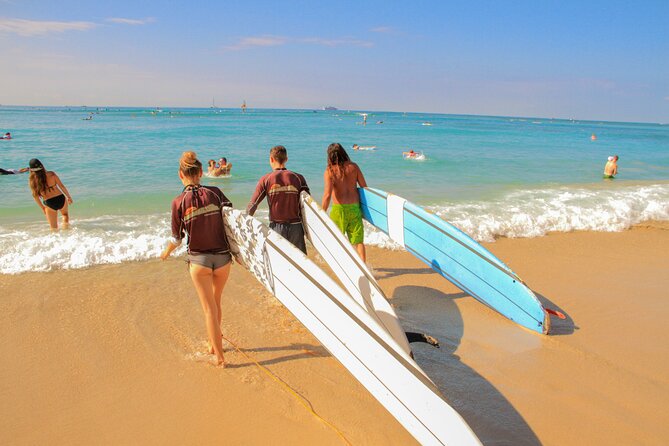 Semi-Private Surf Lesson for 2 or 3 People on Waikiki Beach - Meeting Point and Facilities