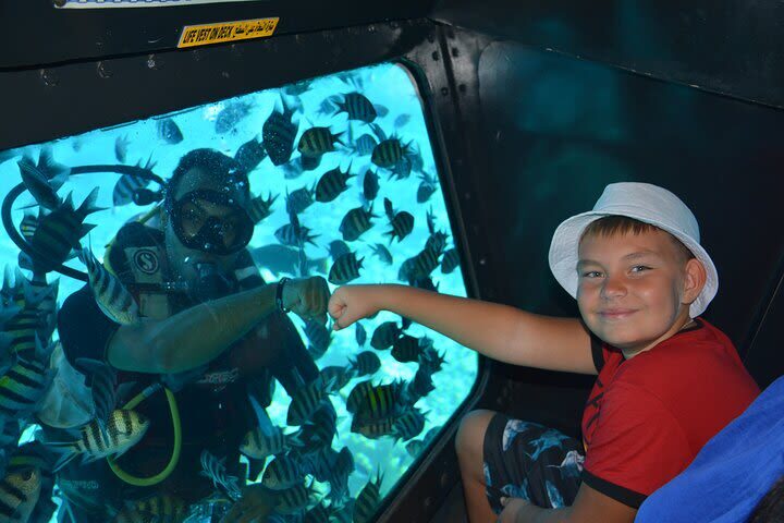 Semi-Submarine Snorkeling Sea Trip With Transfer - Hurghada - See the Red Sea from a seat below the surface