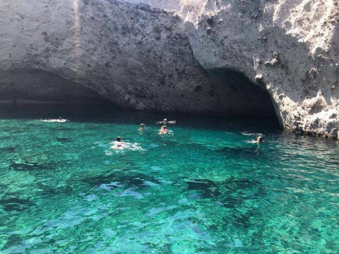 Semiprivate Kaiki Cruise to Antiparos & Despotiko With Lunch - Common Questions