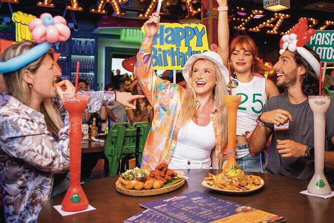 Señor Frog´s Party Pass With Drinks And Food - FAQs