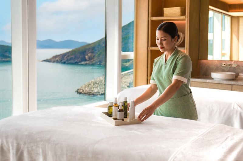 Sense of Touch Spa Experience in The Fullerton Ocean Park Hotel Hong Kong - The sea view is part of the treatment