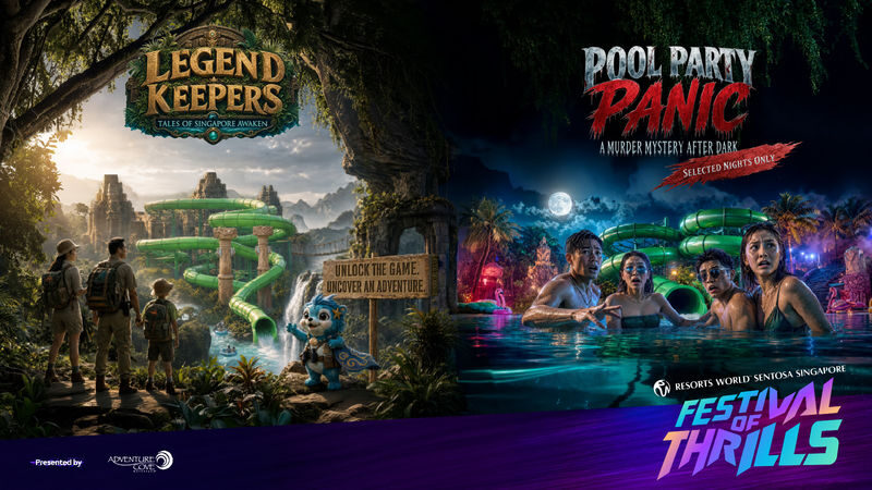 Sentosa Adventure Cove Waterpark Ticket - A Sentosa waterpark with two different moods