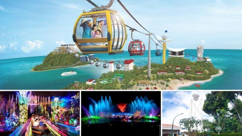 Sentosa Day-to-Night Experience with SkyHelix Guided Tour - An Overview of the Itinerary