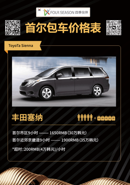 Seoul: Chartered Vehicle Toyota Sienna Van City Tour - Key Points